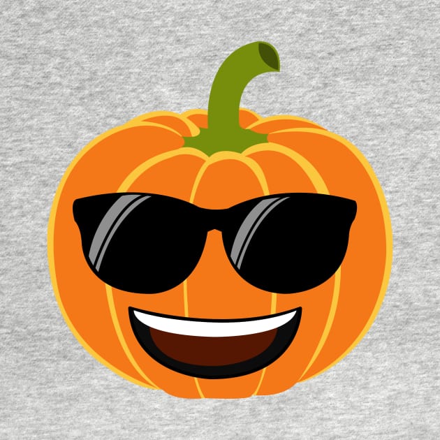 Cool Pumpkin Emoji Halloween Gift by ChrisWilson